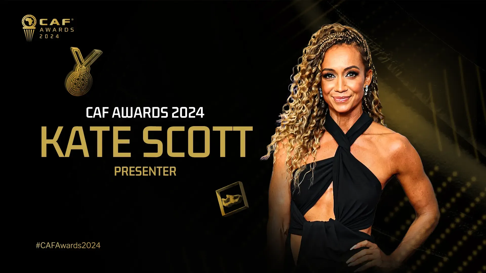 Kate Scott and Jalal Bouzrara to present 2024 CAF Awards